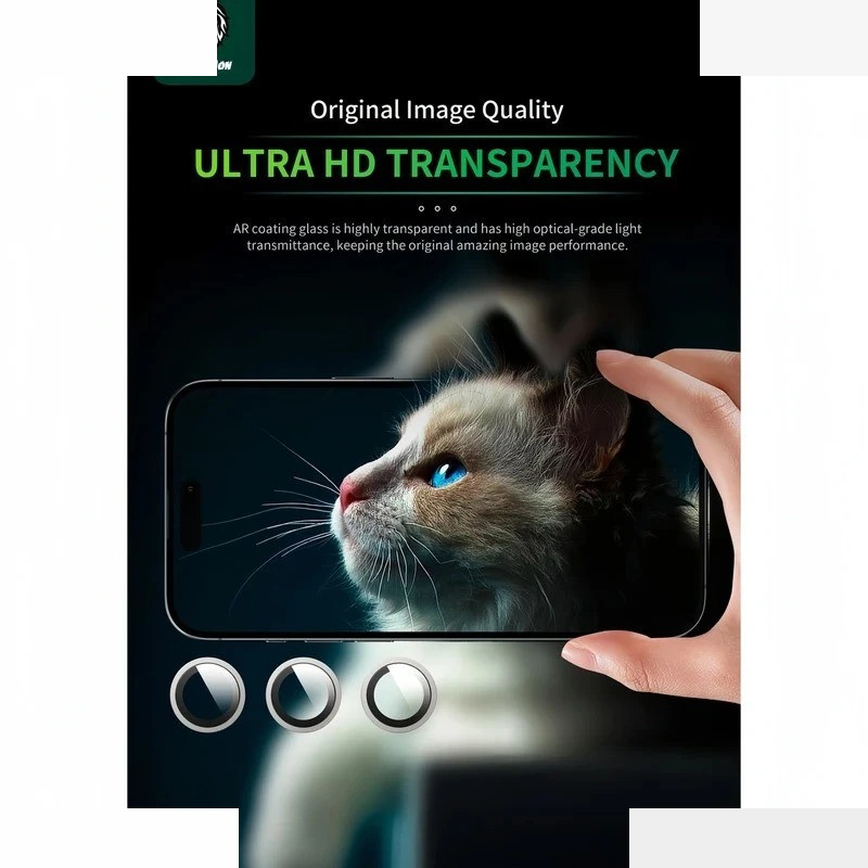 محافظ لنز دوربین گرین لاین مدل HD Plus Camera Lens مناسب برای گوشی موبایل اپل iPhone 17 Pro Max / 17 Pro محافظ لنز دوربین گرین لاین مدل HD Plus Camera Lens مناسب برای گوشی موبایل اپل iPhone 17 Pro Max / 17 Pro