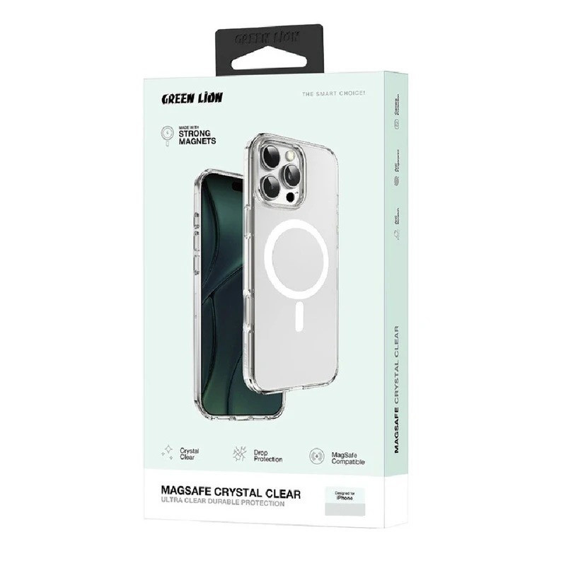 کاور گرین لاین مدل Magsafe Crystal Clear مناسب برای گوشی موبایل اپل iPhone 17 کاور گرین لاین مدل Magsafe Crystal Clear مناسب برای گوشی موبایل اپل iPhone 17