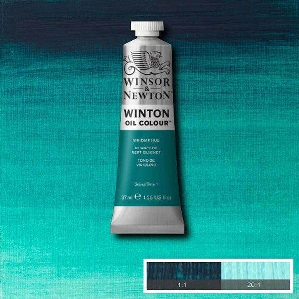 رنگ روغن وینزور اند نیوتون مدل VIRIDIAN HUE 43 حجم 37 میلی لیتر رنگ روغن وینزور اند نیوتون مدل VIRIDIAN HUE 43 حجم 37 میلی لیتر