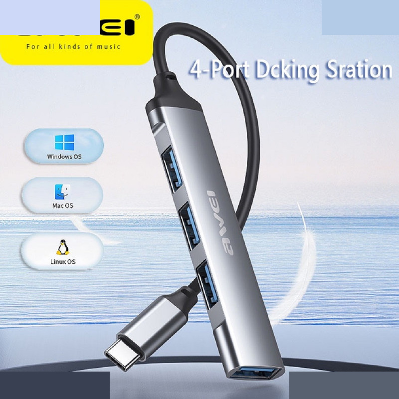 هاب 4 پورت USB 2.0 اوی مدل CL50T