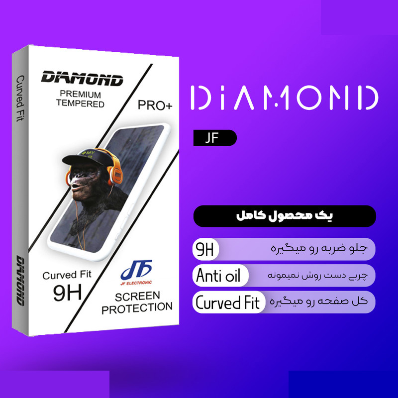 محافظ صفحه نمایش جی اف مدل Diamond Anti Static مناسب برای گوشی موبایل تی سی ال 30 SE محافظ صفحه نمایش جی اف مدل Diamond Anti Static مناسب برای گوشی موبایل تی سی ال 30 SE