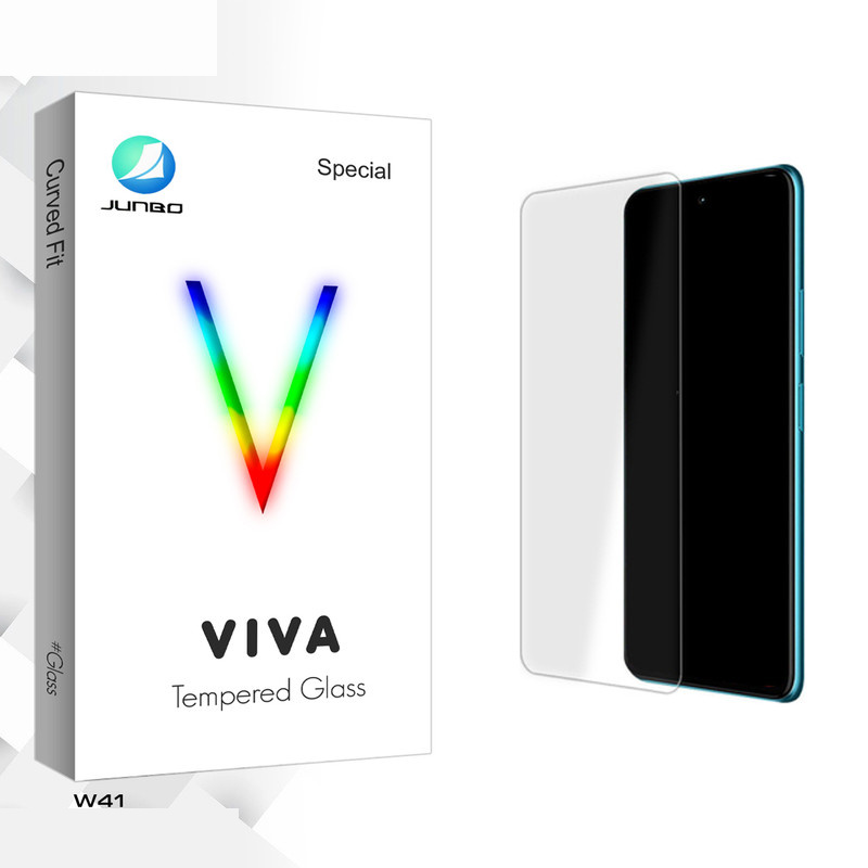 محافظ صفحه نمایش شیشه ای جانبو مدل Viva Glass MIX مناسب برای گوشی موبایل ال جی W41 محافظ صفحه نمایش شیشه ای جانبو مدل Viva Glass MIX مناسب برای گوشی موبایل ال جی W41