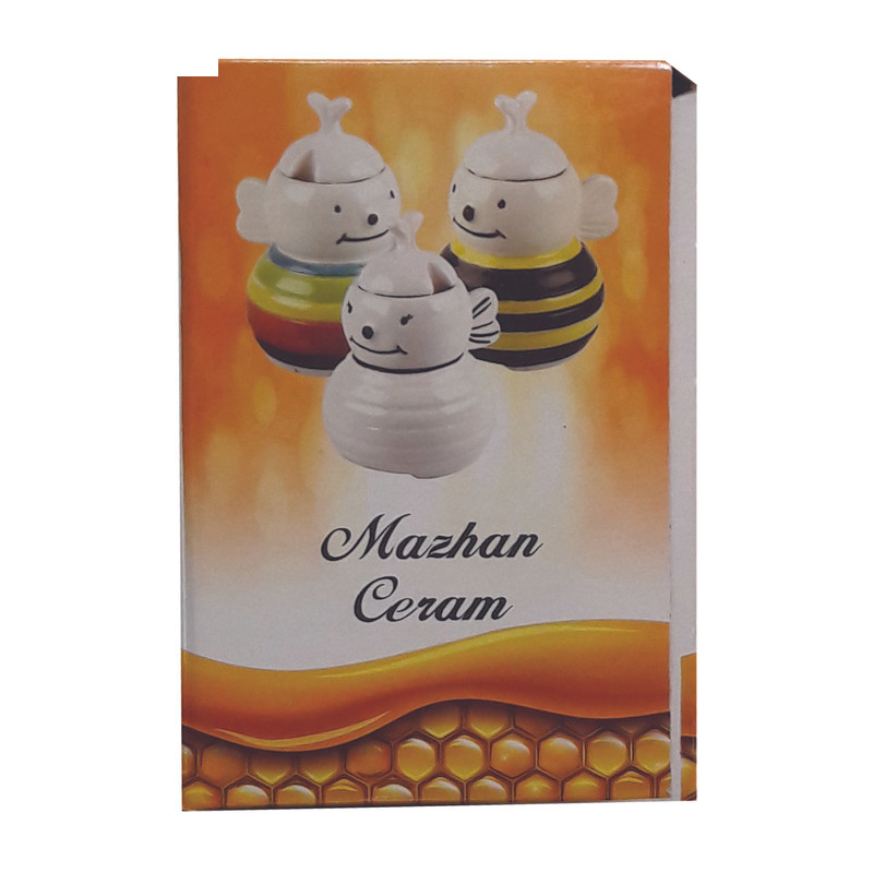 ظرف عسل مدل زنبوری کد as1 ظرف عسل مدل زنبوری کد as1