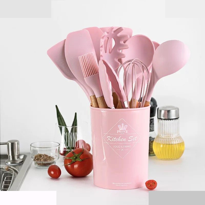 سرویس کفگیر و ملاقه 12 پارچه پرنس هوم مدل KITCHEN SET سرویس کفگیر و ملاقه 12 پارچه پرنس هوم مدل KITCHEN SET