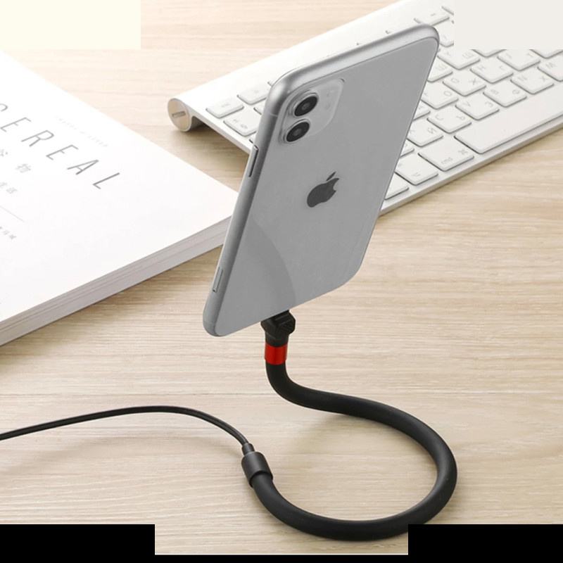 کابل تبدیل USB به لایتنینگ مدل holder-1 طول 1.2 متر کابل تبدیل USB به لایتنینگ مدل holder-1 طول 1.2 متر