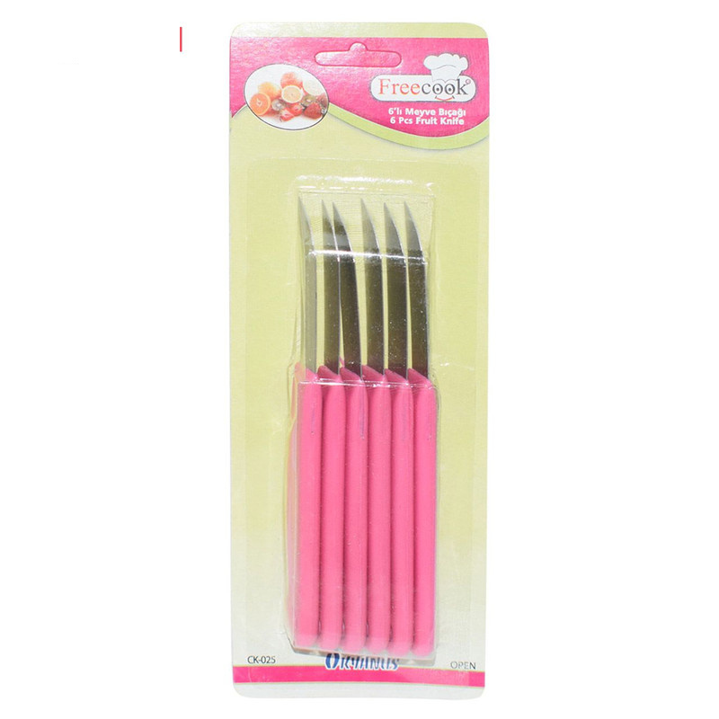 کارد میوه خوری مدل OKYANUS کد CK-025 مجموعه 6 عددی کارد میوه خوری مدل OKYANUS کد CK-025 مجموعه 6 عددی