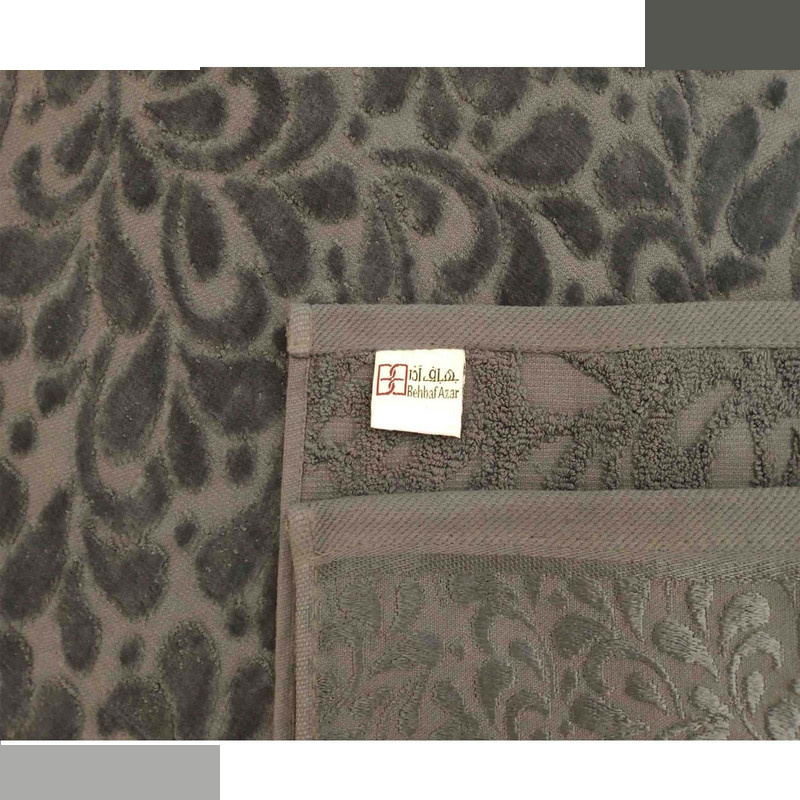 حوله دستی بهبافت آذر مدل آروین کد 1412سایز 40x80 سانتی متر حوله دستی بهبافت آذر مدل آروین کد 1412سایز 40x80 سانتی متر