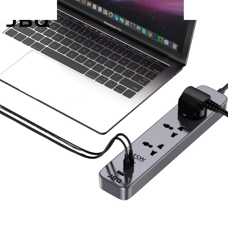 چندراهی برق جی بی کیو مدل 7in1 extention socket چندراهی برق جی بی کیو مدل 7in1 extention socket