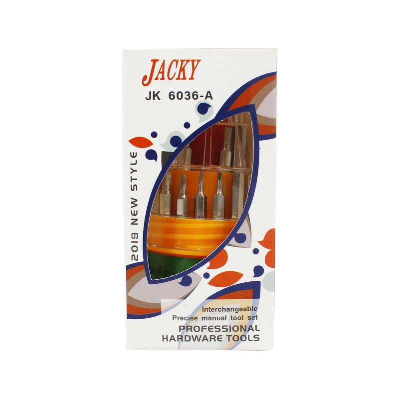پیچ گوشتی جکی مدل ساعتی بسته 31 عددی پیچ گوشتی جکی مدل ساعتی بسته 31 عددی
