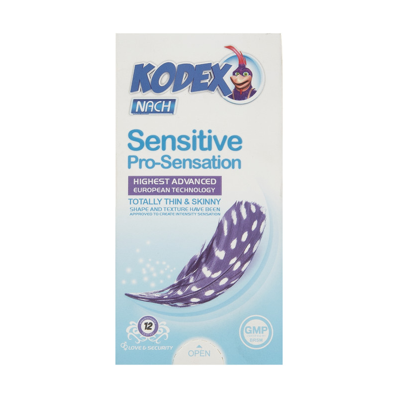 کاندوم کدکس مدل Sensitive Pro-Sensation بسته 12 عددی کاندوم کدکس مدل Sensitive Pro-Sensation بسته 12 عددی