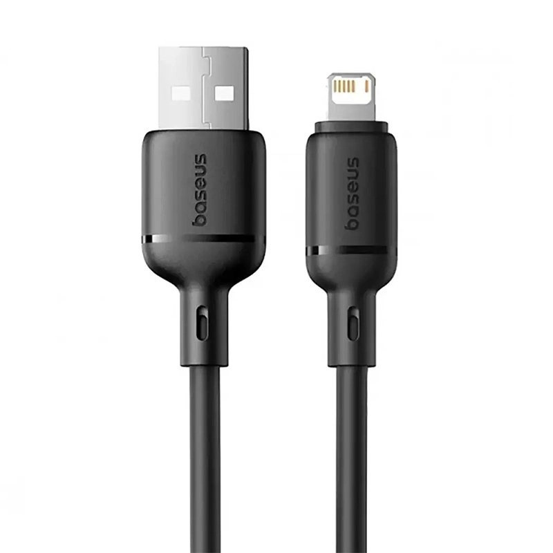 کابل تبدیل USB به لایتنینگ بیسوس مدل Silky Series 2.4A طول 1 متر کابل تبدیل USB به لایتنینگ بیسوس مدل Silky Series 2.4A طول 1 متر