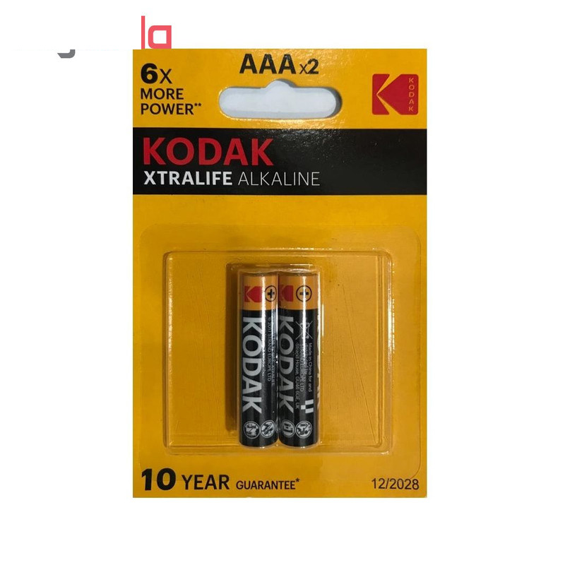 باتری نیم قلمی کداک مدل XTRALIFE بسته 2 عددی باتری نیم قلمی کداک مدل XTRALIFE بسته 2 عددی