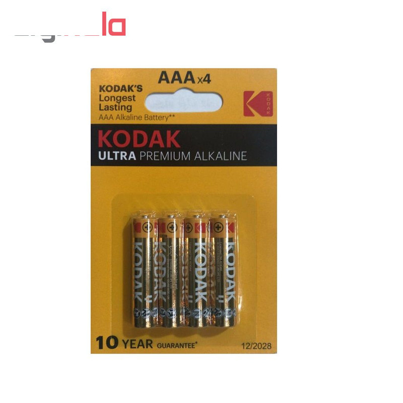 باتری نیم قلمی کداک مدل ULTRA PREMIUM ALKALINE بسته 4 عددی باتری نیم قلمی کداک مدل ULTRA PREMIUM ALKALINE بسته 4 عددی