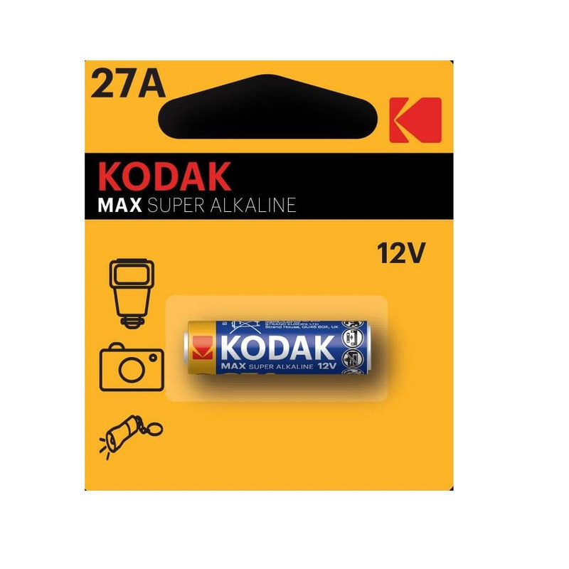 باتری A27 کداک مدل MAX SUPER ALKALINE باتری A27 کداک مدل MAX SUPER ALKALINE