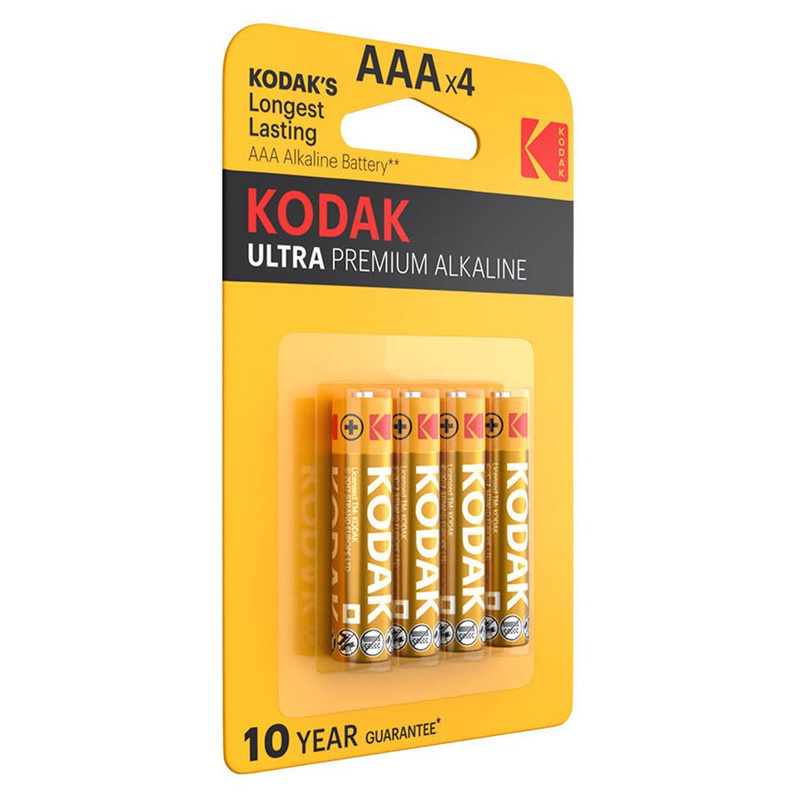 باتری نیم قلمی کداک مدل Ultra Premium بسته چهار عددی باتری نیم قلمی کداک مدل Ultra Premium بسته چهار عددی