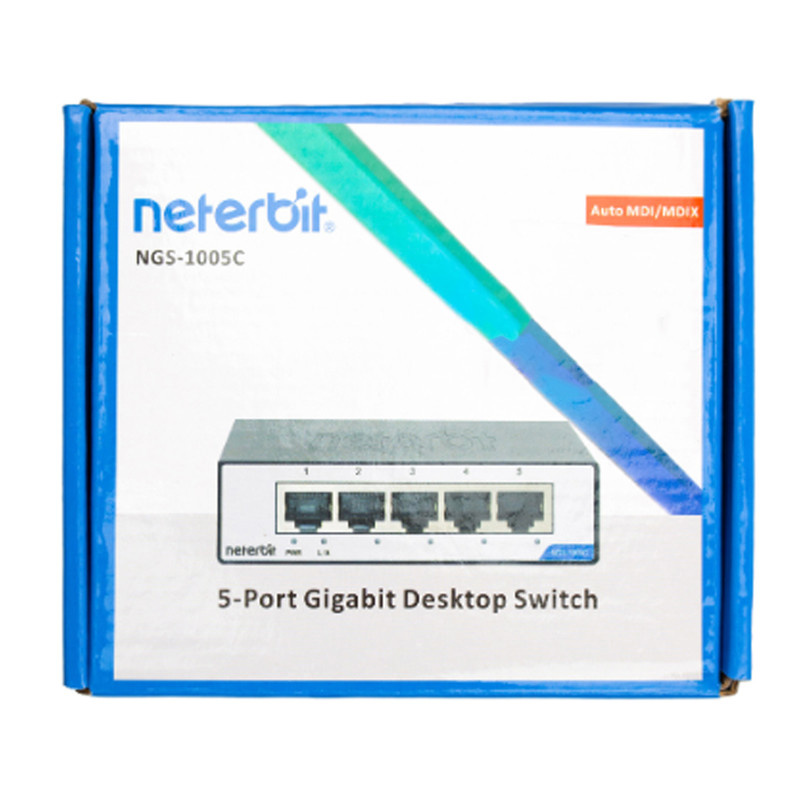 سوییچ 5 پورت نتربیت مدل NGS-1005A سوییچ 5 پورت نتربیت مدل NGS-1005A