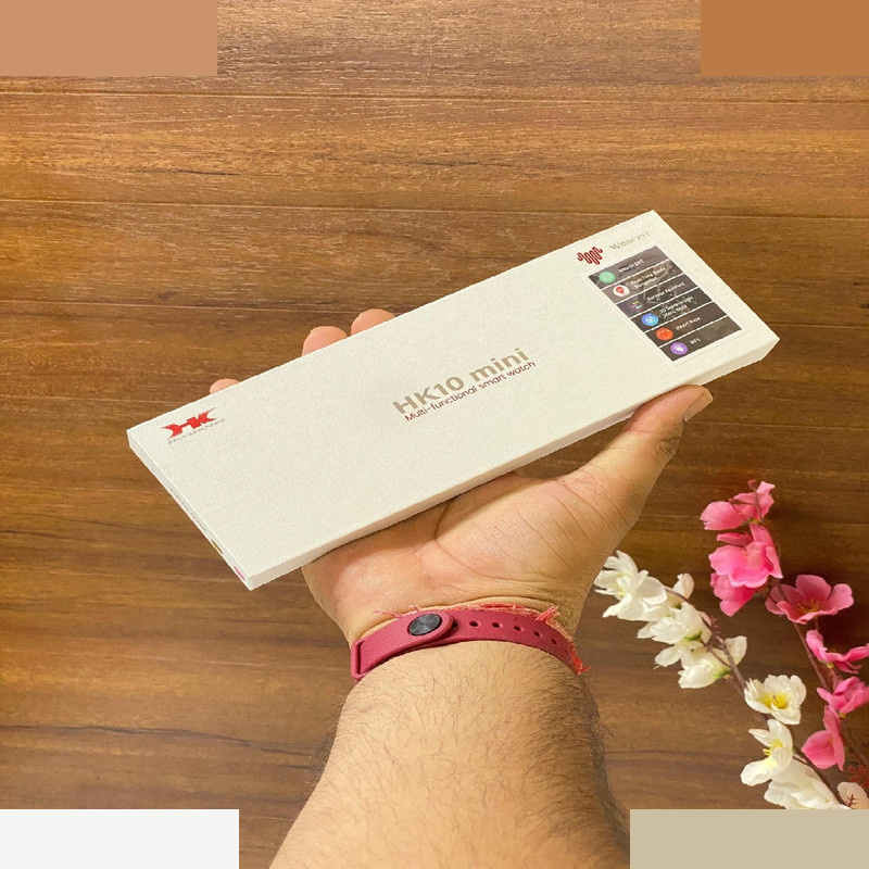 ساعت هوشمند 41 میلی متری ویرفیت مدل HK10 mini با دو بند سیلیکونی ساعت هوشمند 41 میلی متری ویرفیت مدل HK10 mini با دو بند سیلیکونی