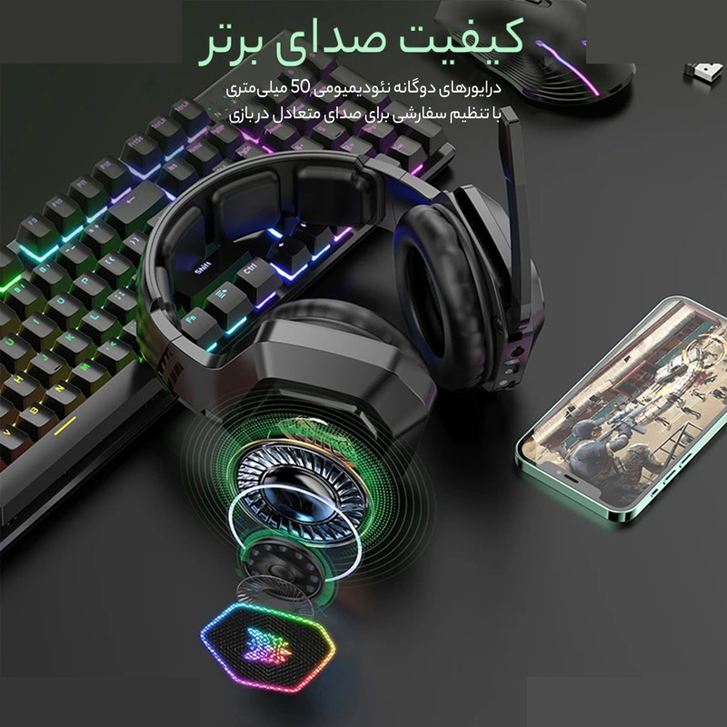 هدست بی سیم اونیکوما مدل B100 هدست بی سیم اونیکوما مدل B100