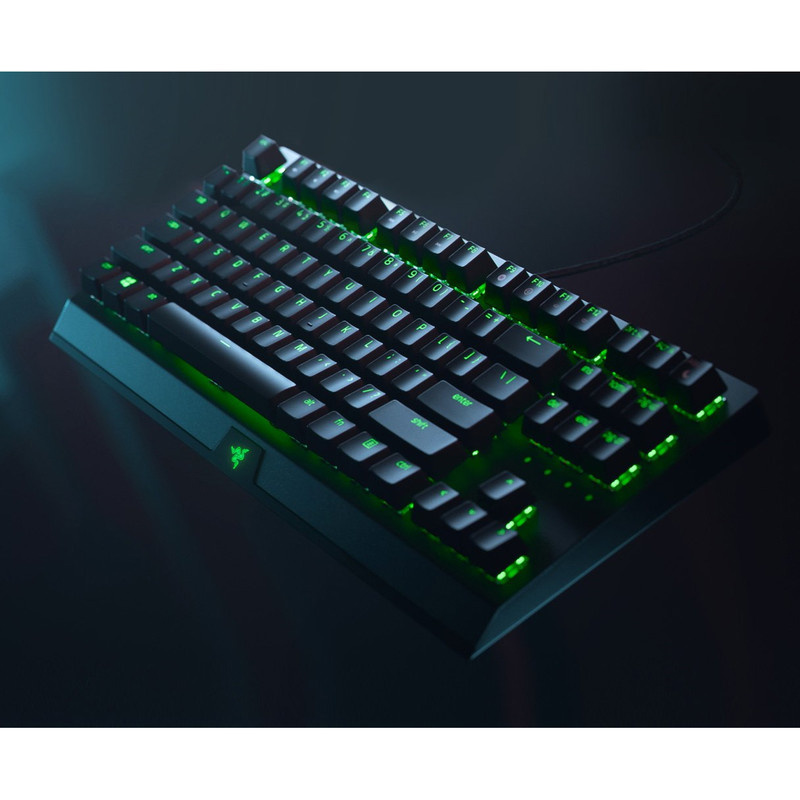 کیبورد مخصوص بازی ریزر مدل Blackwidow V3 TenKeyless Green Switches کیبورد مخصوص بازی ریزر مدل Blackwidow V3 TenKeyless Green Switches