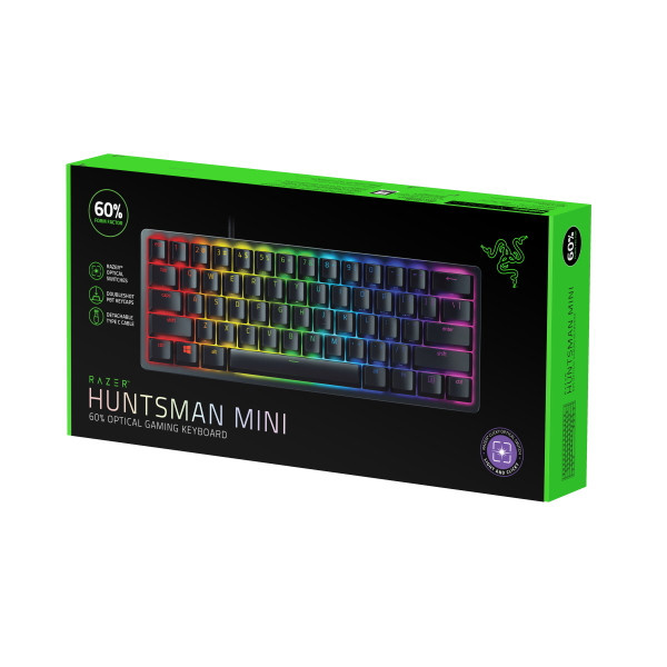 کیبورد مخصوص بازی ریزر مدل Huntsman Mini Clicky Optical Switch کیبورد مخصوص بازی ریزر مدل Huntsman Mini Clicky Optical Switch