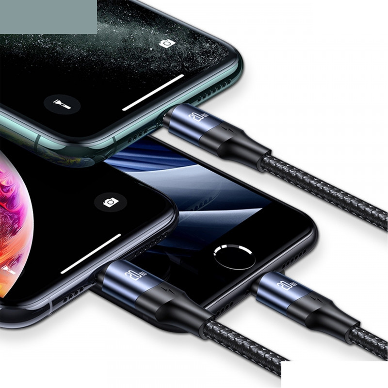کابل تبدیل USB-C به لایتنینگ یوسمز مدل U71 sj523 طول 2 متر
