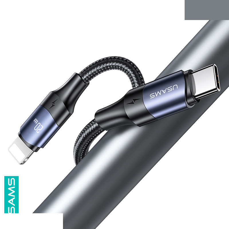 کابل تبدیل USB-C به لایتنینگ یوسمز مدل US-SJ521 طول 1.2 متر