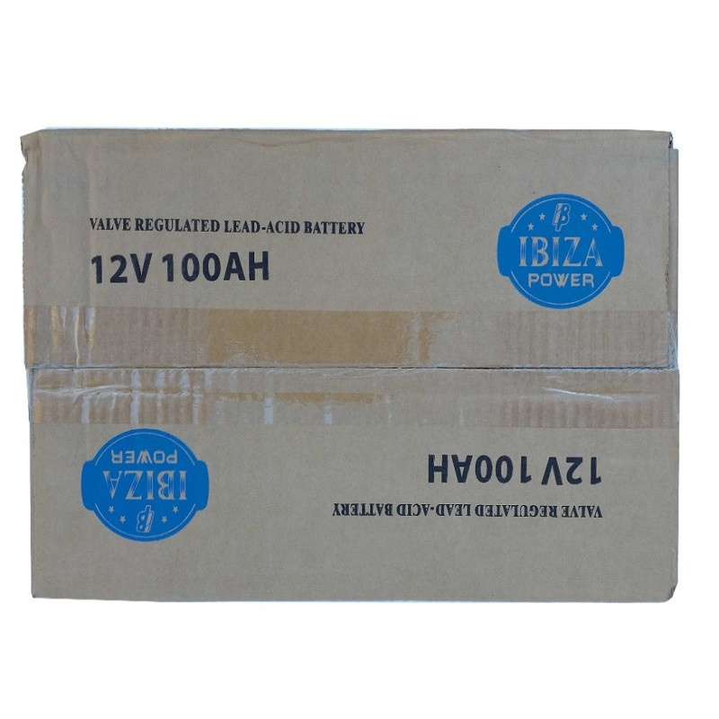 باتری یو پی اس 12 ولت 100 آمپر ساعت ایبیزا مدل VELAAGM BATTERY باتری یو پی اس 12 ولت 100 آمپر ساعت ایبیزا مدل VELAAGM BATTERY