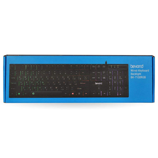 کیبورد بیاند مدل BK-7100RGBB کیبورد بیاند مدل BK-7100RGBB