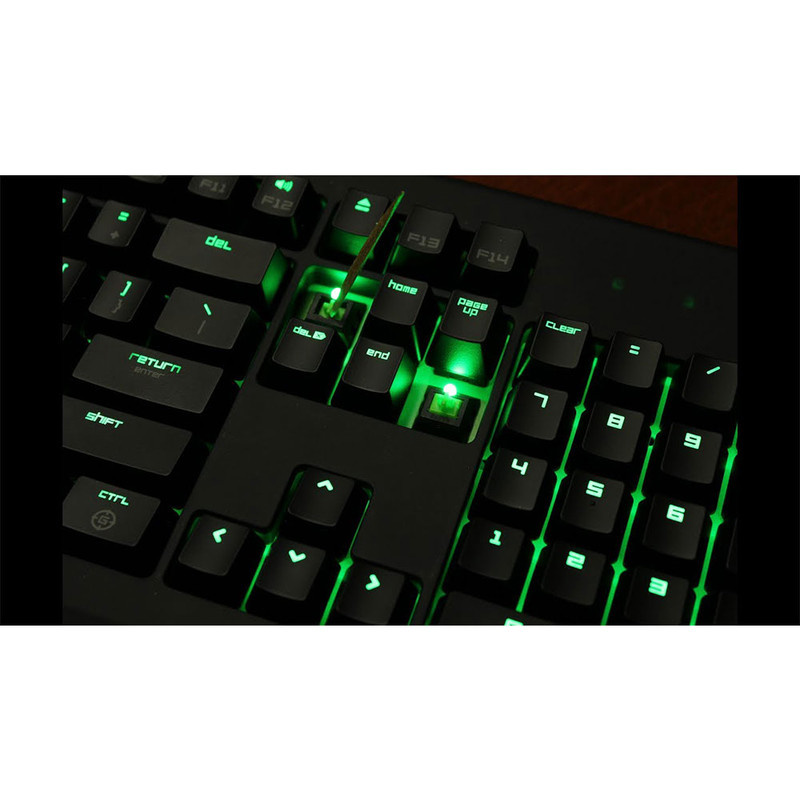 کیبورد مخصوص بازی ریزر مدل BLACKWIDOW GREEN SWITCH کیبورد مخصوص بازی ریزر مدل BLACKWIDOW GREEN SWITCH