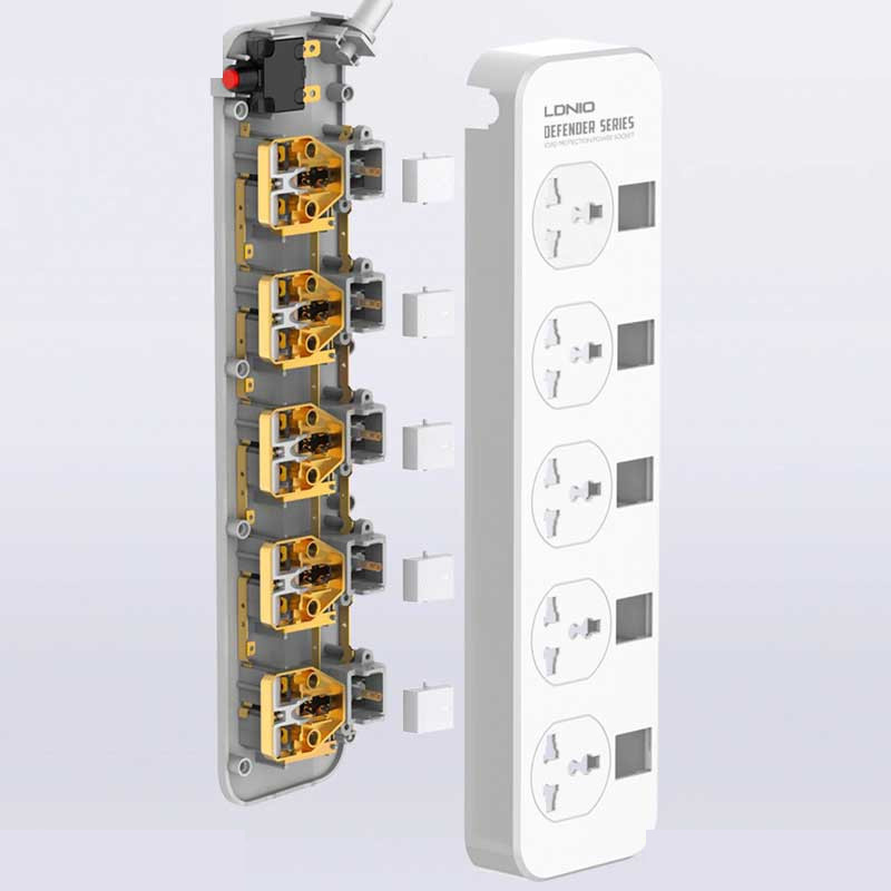 چند راهی برق الدینیو مدل UNIVERSAL OUTLET چند راهی برق الدینیو مدل UNIVERSAL OUTLET