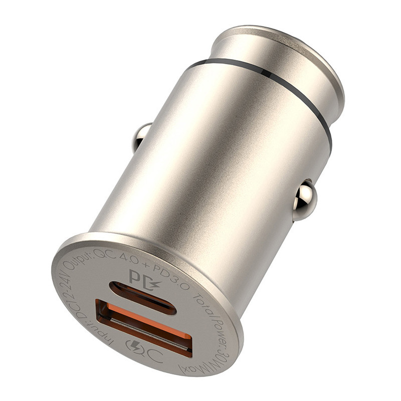 شارژر فندکی الدینیو مدل C506Q به همراه کابل تبدیل microUSB شارژر فندکی الدینیو مدل C506Q به همراه کابل تبدیل microUSB