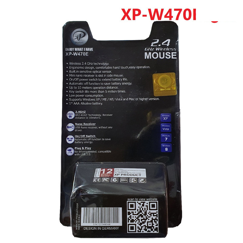 ماوس بی سیم ایکس پی-پروداکت مدل XP-W470E