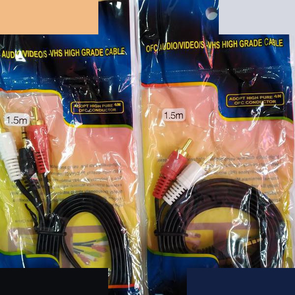 کابل 1 به 2 RCA مدل 4N طول 1.5 متر کابل 1 به 2 RCA مدل 4N طول 1.5 متر