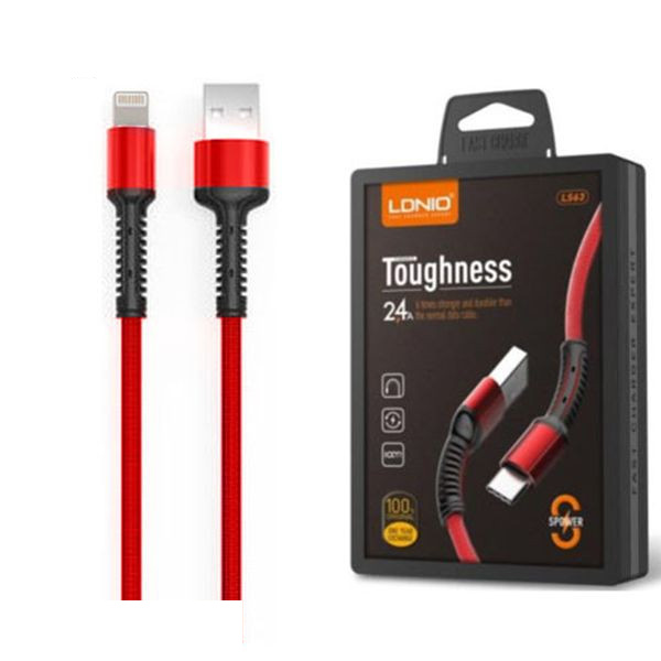 کابل تبدیل USB به لایتنینگ الدینیو مدل LS63 طول 1 متر کابل تبدیل USB به لایتنینگ الدینیو مدل LS63 طول 1 متر