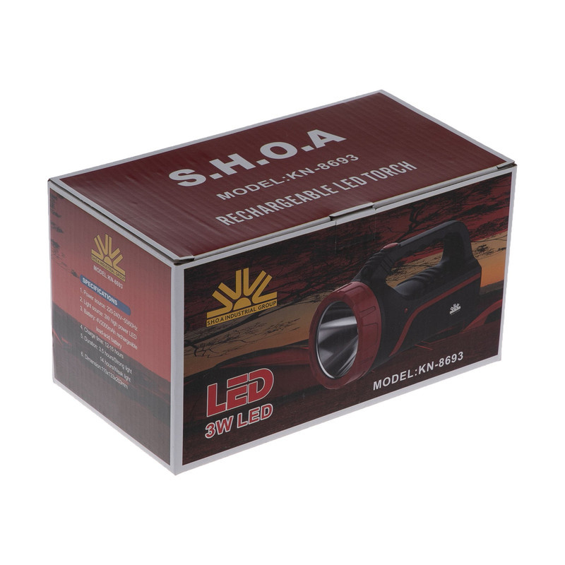 چراغ قوه شعاع مدلF14 KN-8693 3W
