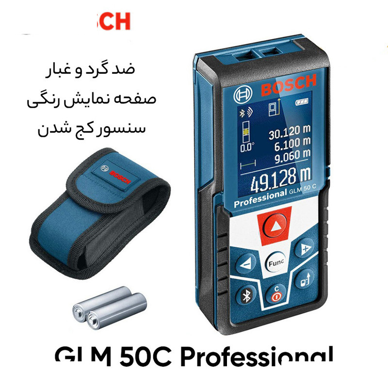 متر لیزری بوش مدل GLM 50 C متر لیزری بوش مدل GLM 50 C