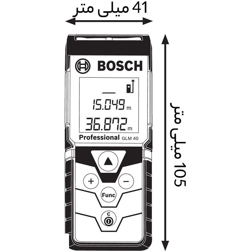 متر لیزری بوش مدل GLM 40 متر لیزری بوش مدل GLM 40