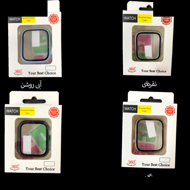 کاور مدل Tempered Glass Case مناسب برای اپل واچ سری SE2021/7/8 سایز 45 میلی متری کاور مدل Tempered Glass Case مناسب برای اپل واچ سری SE2021/7/8 سایز 45 میلی متری