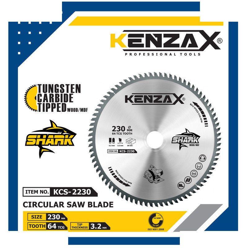 تیغ اره دیسکی کنزاکس سری SHARK مدل KCS-2230 تیغ اره دیسکی کنزاکس سری SHARK مدل KCS-2230