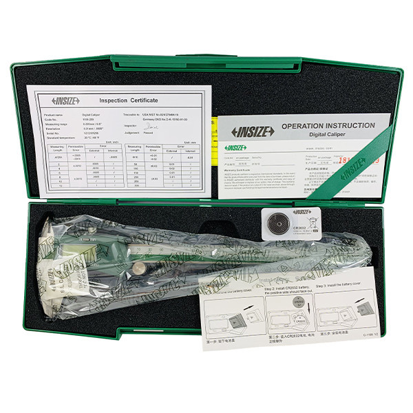 کولیس دیجیتال اینسایز مدل 200-1108 گستره 0-200 میلیمتر کولیس دیجیتال اینسایز مدل 200-1108 گستره 0-200 میلیمتر