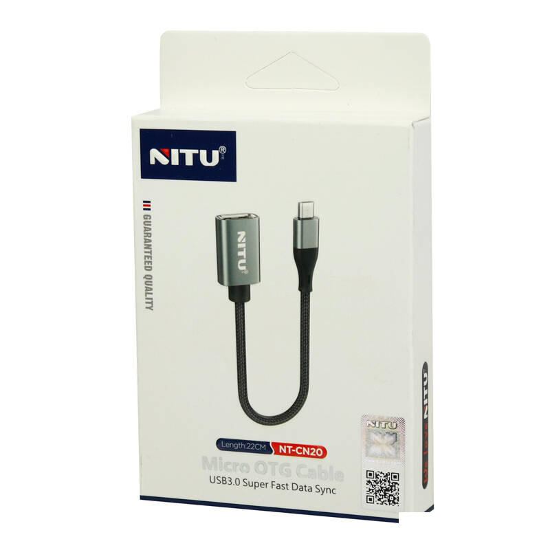 کابل OTG MicroUSB نیتو مدل NT-CN20 کابل OTG MicroUSB نیتو مدل NT-CN20