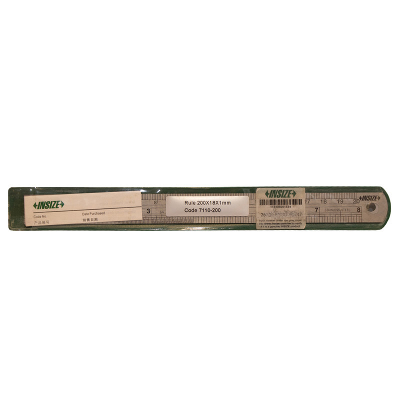 خطکش 20 سانتیمتری اینسایز کد 200-7110 خطکش 20 سانتیمتری اینسایز کد 200-7110