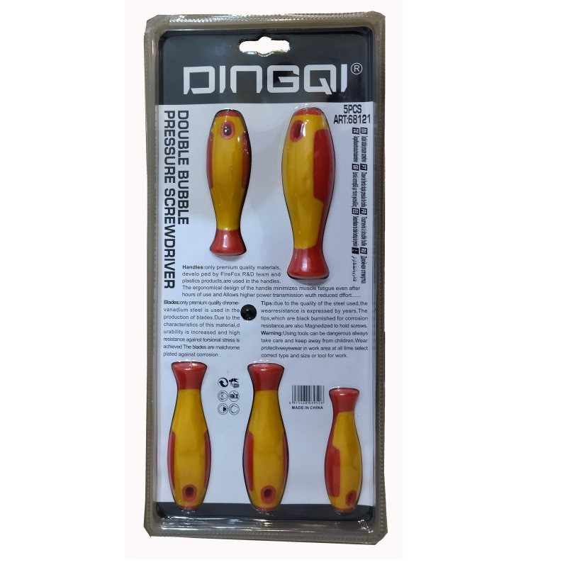پیچ گوشتی دینگشی مدل AZ-68121 بسته 5 عددی پیچ گوشتی دینگشی مدل AZ-68121 بسته 5 عددی