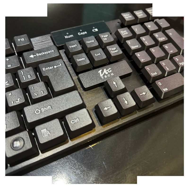 کیبورد و ماوس بی سیم یوسیتک مدل UC-3009 کیبورد و ماوس بی سیم یوسیتک مدل UC-3009