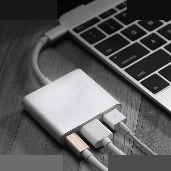 تبدیل USB-C به HDMI/USB/PD آی فورتک مدل IFOR-03 تبدیل USB-C به HDMI/USB/PD آی فورتک مدل IFOR-03