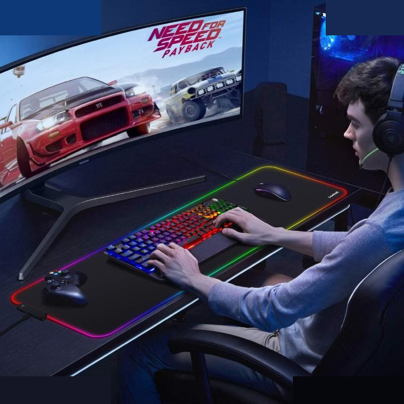ماوس پد مخصوص بازی لومینوس مدل RGB ماوس پد مخصوص بازی لومینوس مدل RGB
