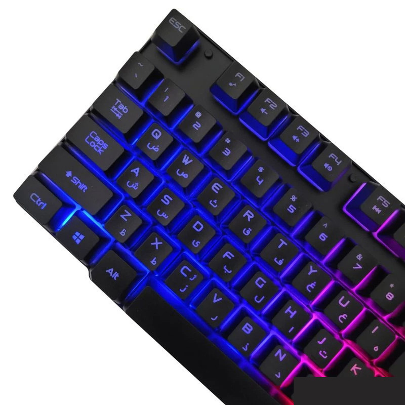 کیبورد و ماوس گیمینگ یوسیتک مدل CO 3080G، سوییچ ممبران، Full-Size، نورپردازی RGB کیبورد و ماوس گیمینگ یوسیتک مدل CO 3080G، سوییچ ممبران، Full-Size، نورپردازی RGB