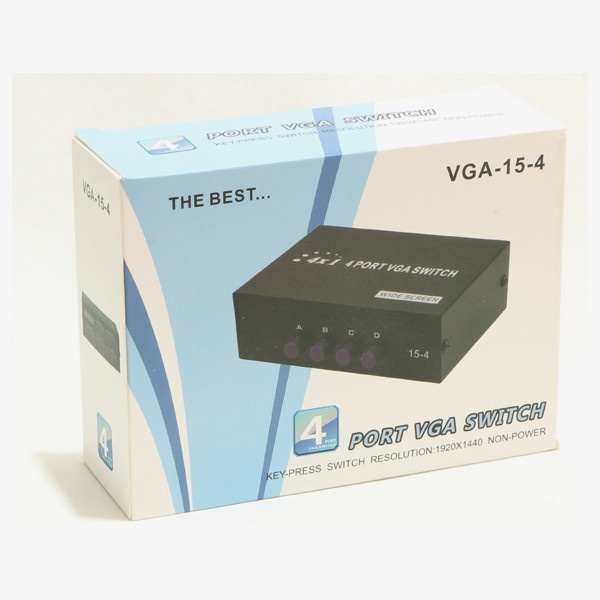 سوییچ 4 پورت VGA مدل 4-15 سوییچ 4 پورت VGA مدل 4-15