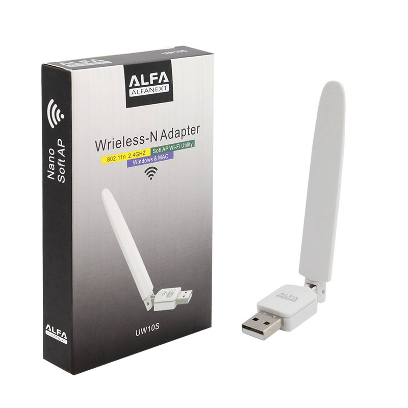 کارت شبکه USB آلفا مدل uw10s کارت شبکه USB آلفا مدل uw10s