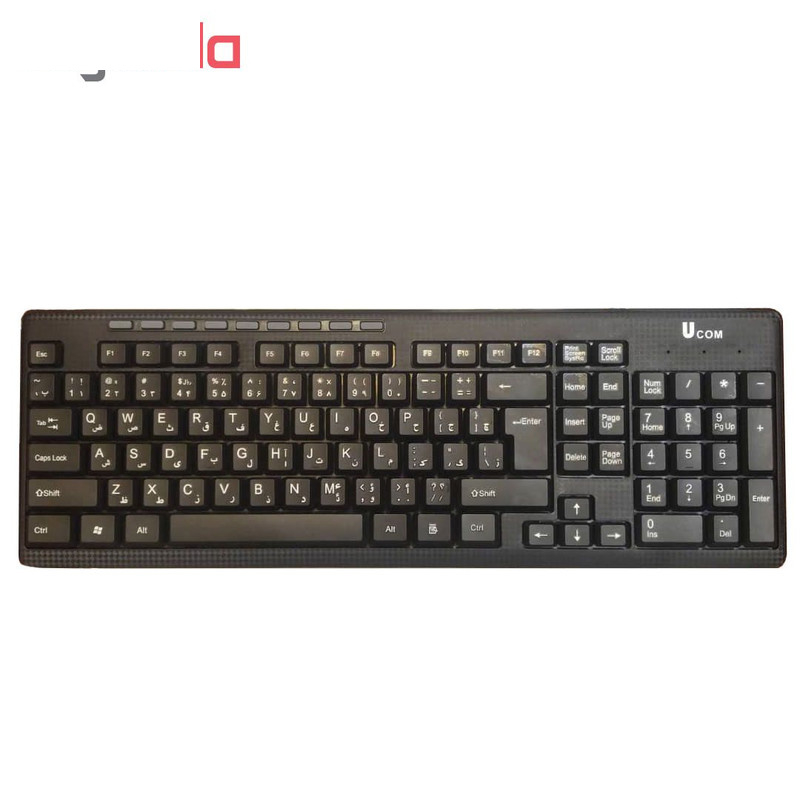 کیبورد یوکام مدل KB2809 با حروف فارسی کیبورد یوکام مدل KB2809 با حروف فارسی